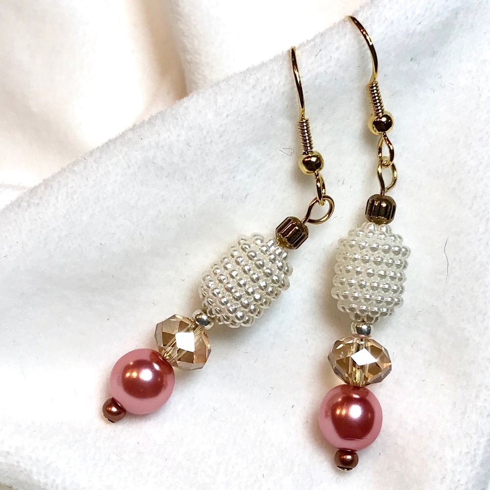 Handmade Earrings with Vintage and Modern Elements (E170-6H) New Without Tags